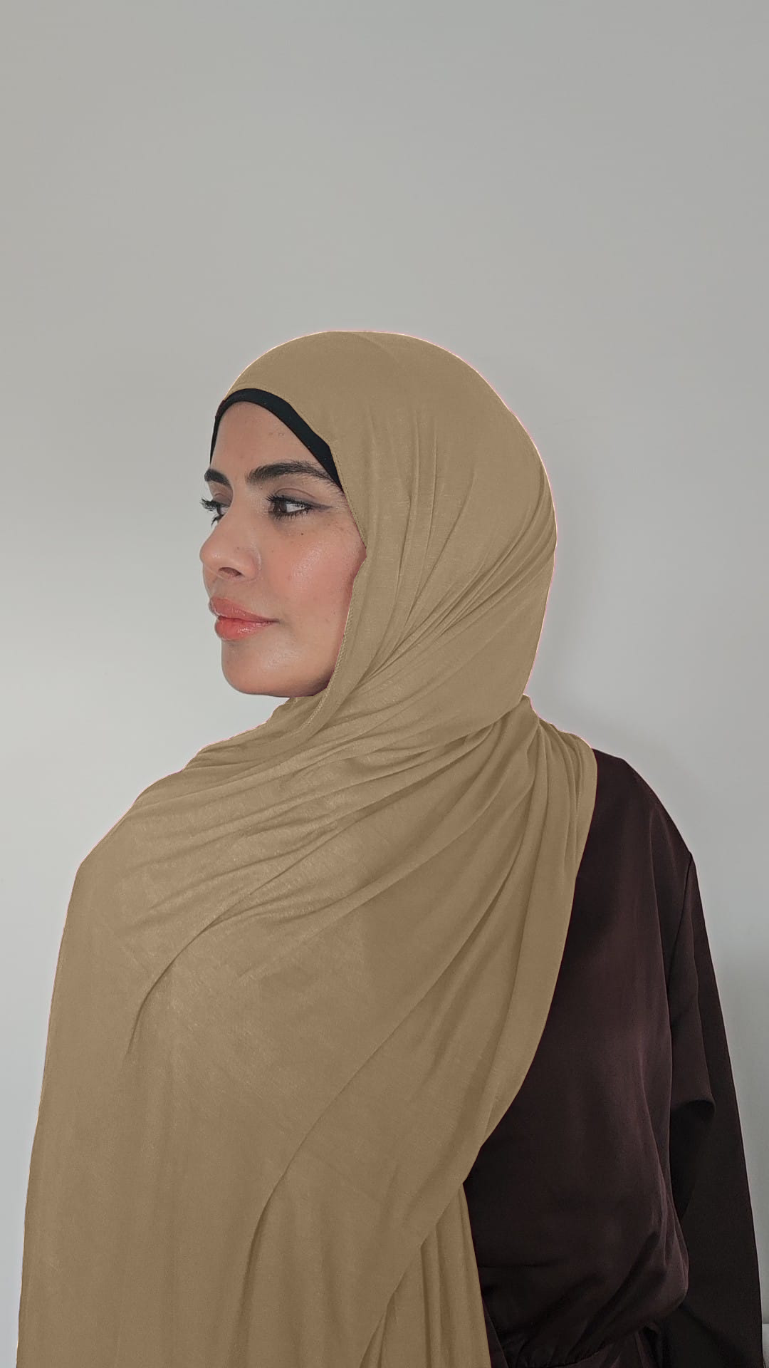 Dark Camel Khaleeji SHADOW Jersey Hijab