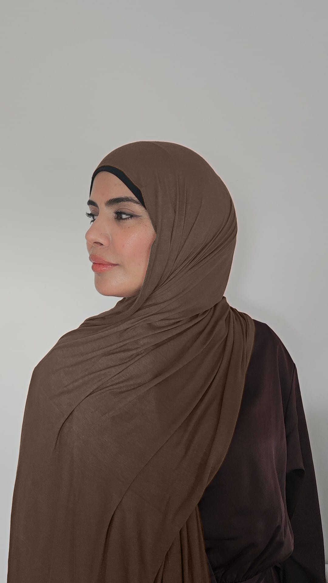 Hazelnut Khaleeji SHADOW Jersey Hijab
