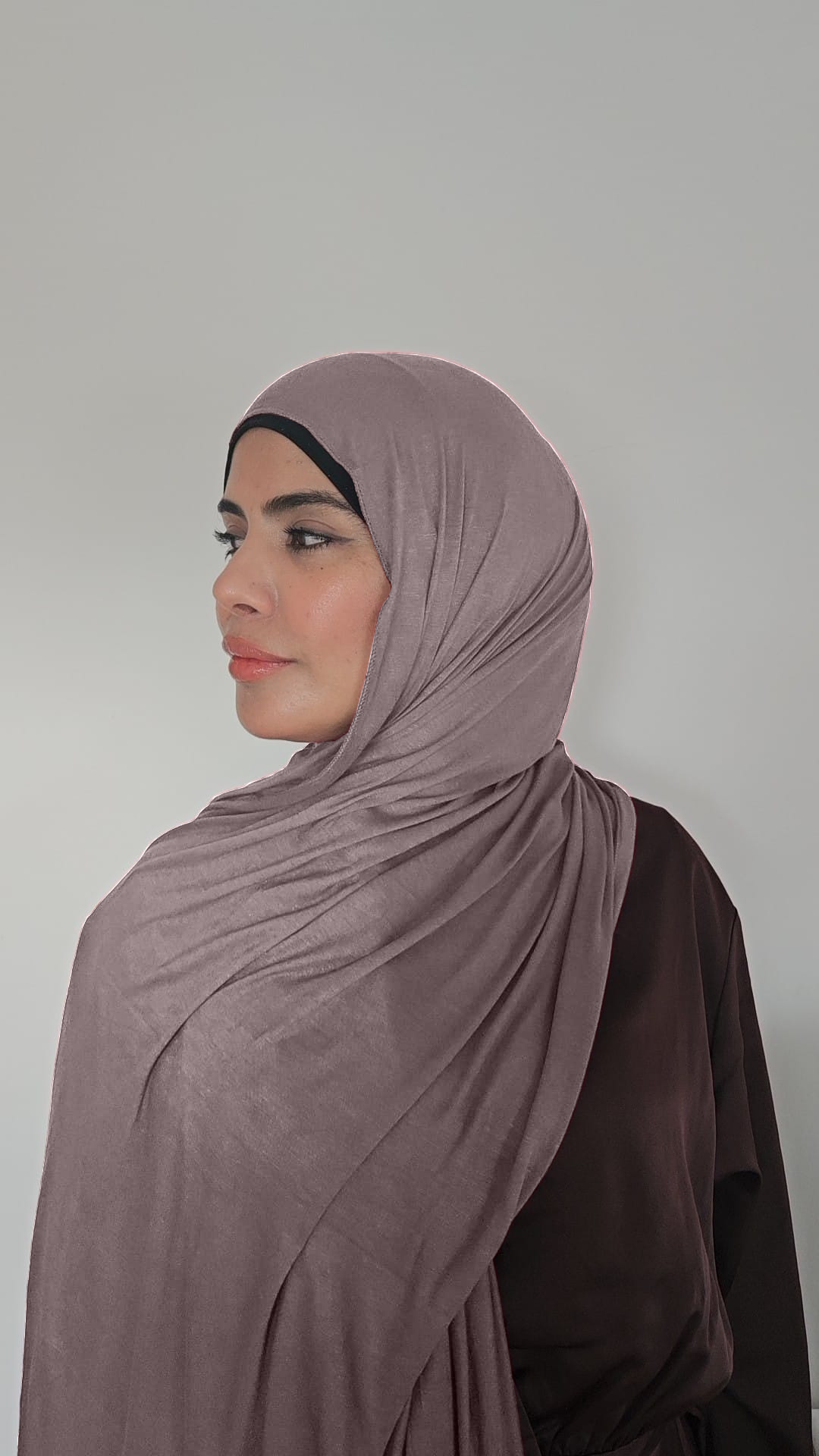 Lilac Bronze Khaleeji SHADOW Jersey Hijab