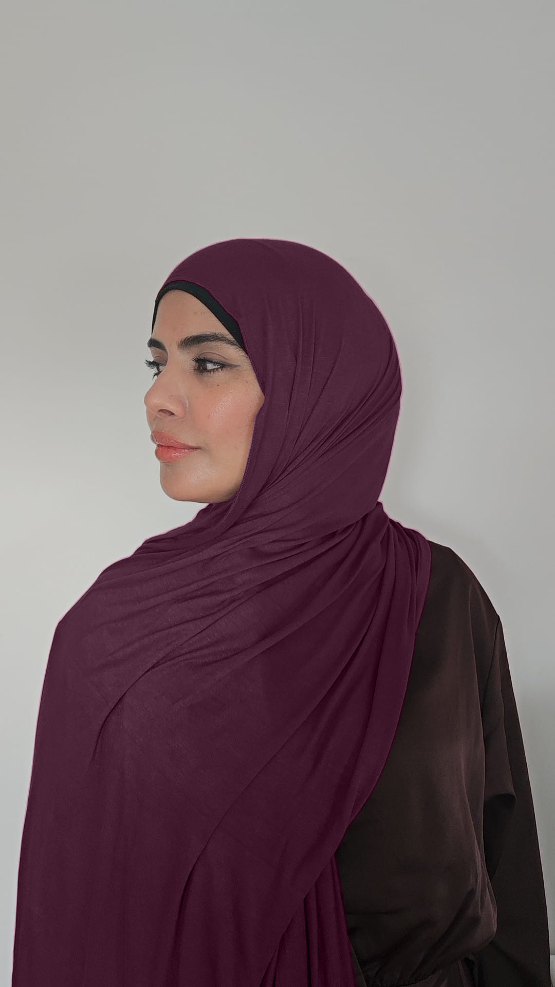 Plum Khaleeji SHADOW Jersey Hijab