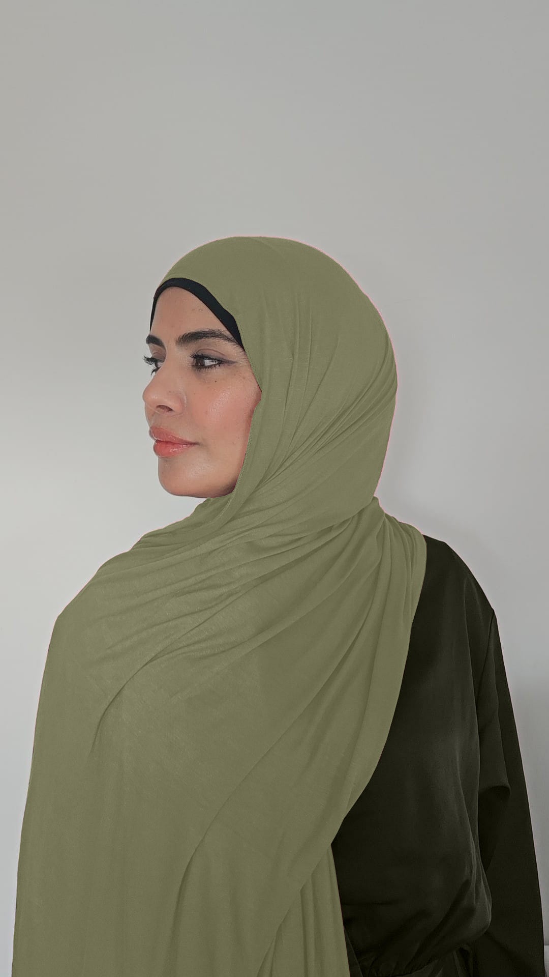 Sage Green Khaleeji SHADOW Jersey Hijab